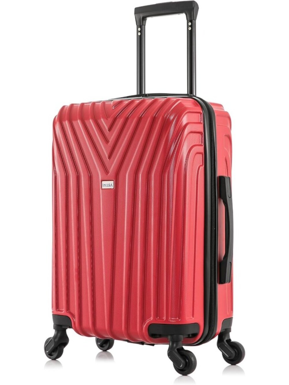 Lightweight 20-Inch Hardside Spinner Carry-On Luggage in Vibrant Red - Travel
